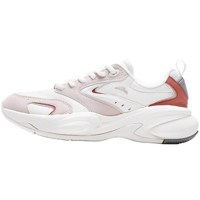 安踏休闲运动鞋女软底透气小白鞋