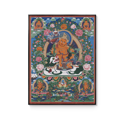 藏式唐卡电表箱装饰画