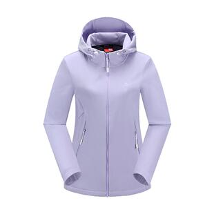 SCALER思凯乐户外软壳衣男夹克华夫格加绒保暖冲锋内胆女防风外套