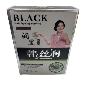 韩丝润清水洗官网正品黑发膏