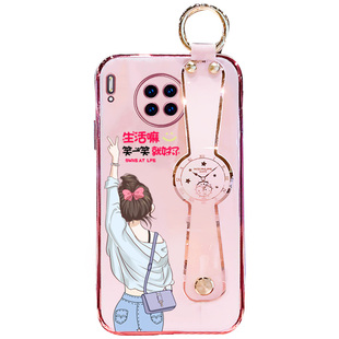 适用苹果x手机壳iphonexr生活嘛腕带保护套苹果xsmax卡通个性原创苹果xs硅胶防摔软壳xr创意全包新款外壳