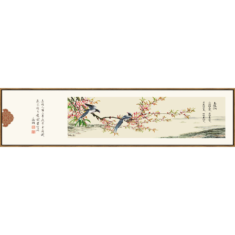 新中式花鸟画现代简约中国风挂画