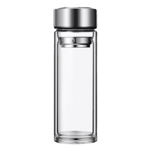 定制百家姓智能测温男女士商务玻璃杯1000毫升大容量便携泡茶水杯