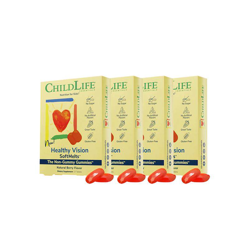 【自营】童年时光ChidLife儿童叶黄素护眼软糖*4儿童0糖0防腐剂