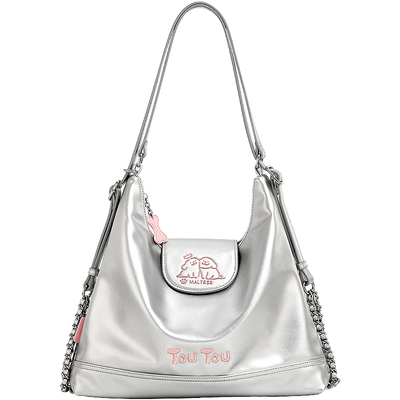 双肩包线条小狗TOUTOU托特包