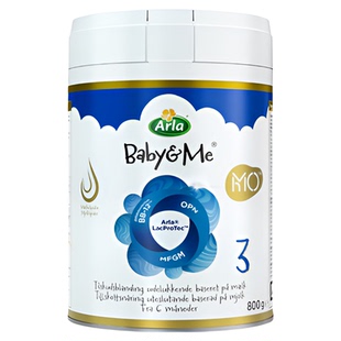 Arla宝贝与我5HMO极光蓝罐 3段 高端丹麦进口婴幼儿奶粉 800g