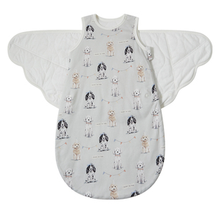 ibaby婴儿睡袋恒温防惊跳襁褓背心包裹式睡袋宝宝神器秋冬季包被