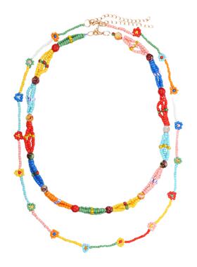 宋妍霏同双层气质百搭轻奢彩珠