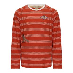 【明星同款】GARCON BY GARCON 25春夏 NEED SUN 刺绣条纹长袖T恤