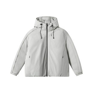 NYHSUGOO/南乙冬季双面穿90白鸭绒户外连帽排骨男士55071羽绒服