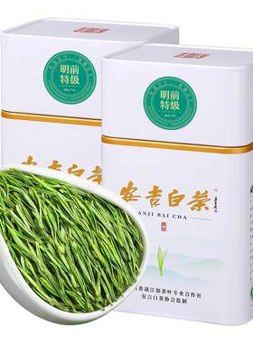 安吉白茶特级七钻茶叶新茶抢鲜尝