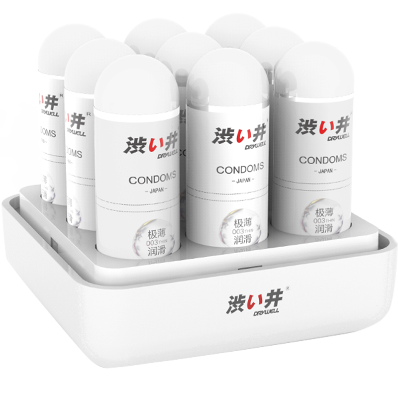 【自营】涩井001避孕套超薄持久男女用胶囊玻尿酸安全套计生用品