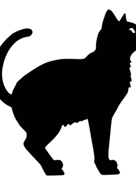 美式铁艺生锈猫咪庭院摆件