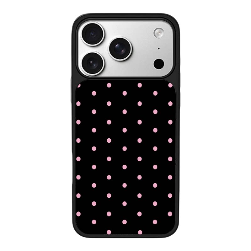 简约波点创意适用于苹果17promax新款手机壳iPhone air/16pro/15plus14玻璃13pro小众手机套12男女冰感肤感11