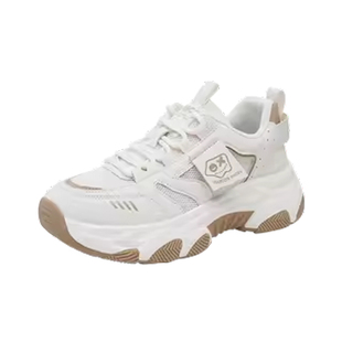 意尔康老爹鞋女2025新款秋冬季加绒棉爆款百搭厚底运动休闲妈妈鞋