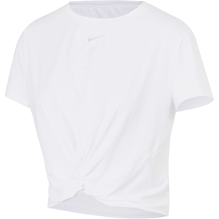 nike耐克秋季女子ONE CLASSIC运动休闲圆领短袖T恤锐力HJ1055-100