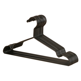 黑色金属衣架 家用晾晒铁艺ins无痕衣服架北欧服装店衣撑简约衣挂