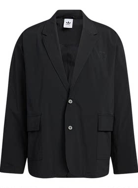 Adidas/阿迪达斯官方三叶草男子运动舒适休闲西装外套 HU1244