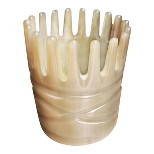 天然牛角梳头疗梳头部经络梳子养生按摩梳疏通头皮梳可用于防脱发