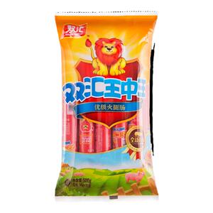 双汇王中王火腿肠500g 即食香肠休闲肉类零食小吃 啤酒搭档囤货