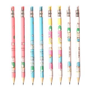 天卓2.0自动铅笔活动书写儿童考试粗芯粗头可换笔芯2B免削笔刀