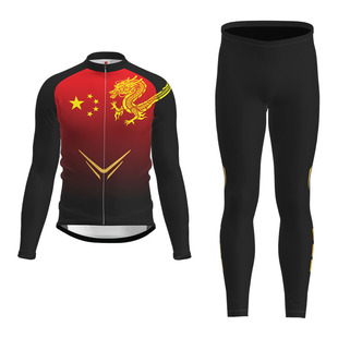 百淄达夺冠2025中国龙冬季分体滑冰服速滑轮滑服成人儿童速干保暖