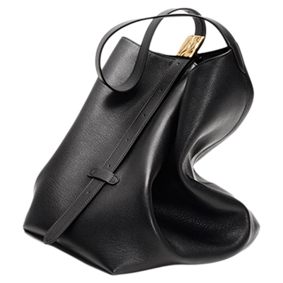 unifine新款单肩托特包女大容量通勤斜挎包简约高级感真皮hobo包