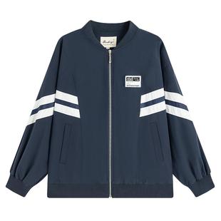 初中生外套春秋2026新款少女宽松运动大童棒球服高中学生夹克上衣