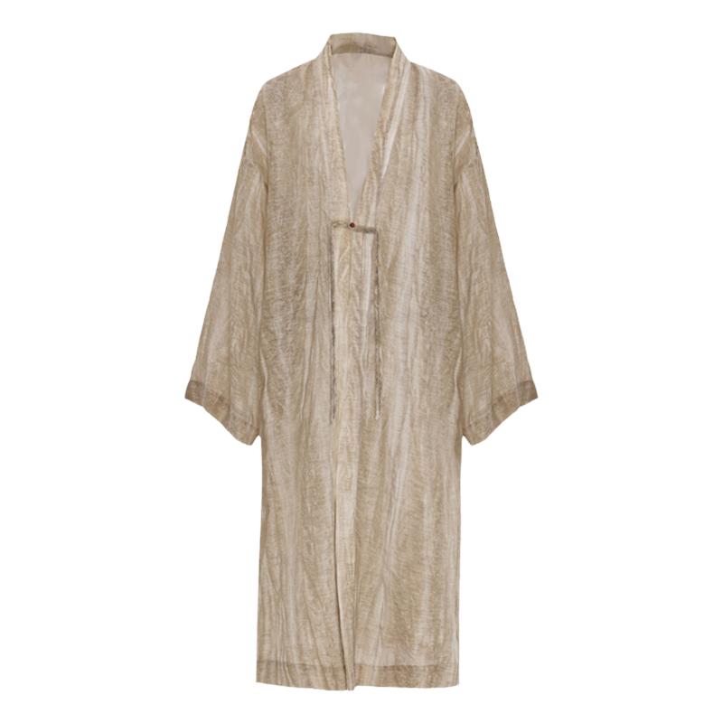 APOZi collection无题山水系列新中式改良汉服女夏季宽松轻薄开衫