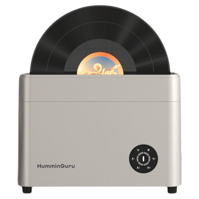 HumminGuru超声波黑胶唱片清洗机 家用7分钟全自动清洁风干洗碟机