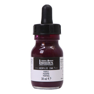 Liquitex丽唯特进口液体丙烯墨水哑光珠光专业防水微勾流体画颜料