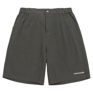 GOGOSOON夏季新款五分短裤子285g男生休闲裤百搭半松紧直筒宽松潮