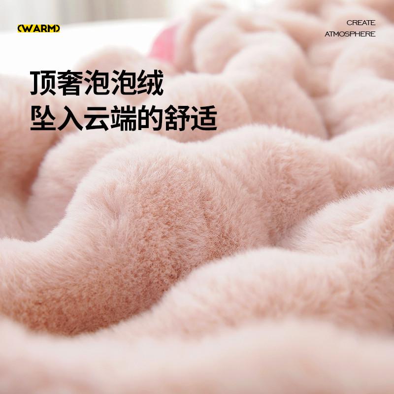 加厚毛绒床头套罩万能通用软包兔兔绒床头大靠背靠垫套防尘保护罩