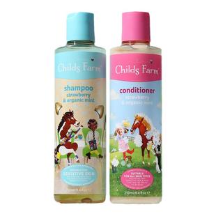 ChildsFarm儿童用洗发水沐浴露护发素专用护发精油男女童女孩农场