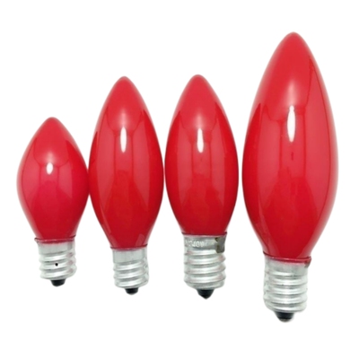 莲花灯小螺口佛台灯长明蜡烛灯泡