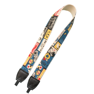 复古东京美食街相机背带单反微单摄影肩带适用佳能索尼康挂脖减压