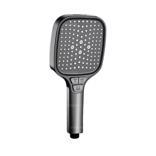 增压花洒喷头粗孔大面板加压大出水量家用洗澡淋浴头套装软管浴室