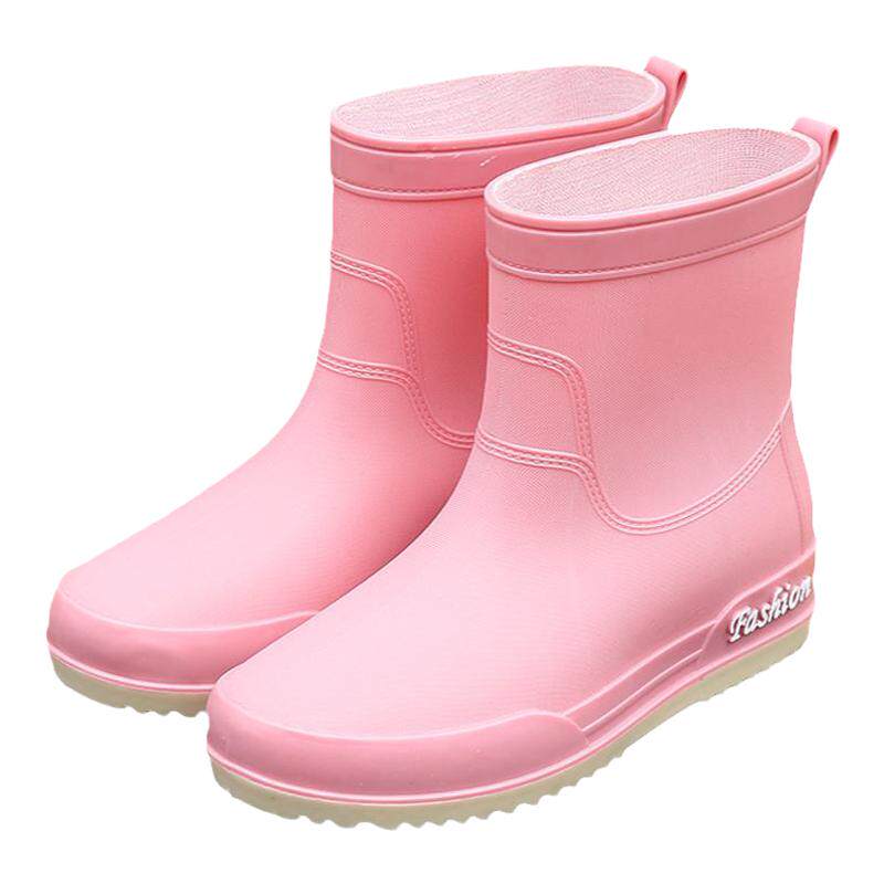 中筒四季韩版防水防滑雨鞋女耐磨