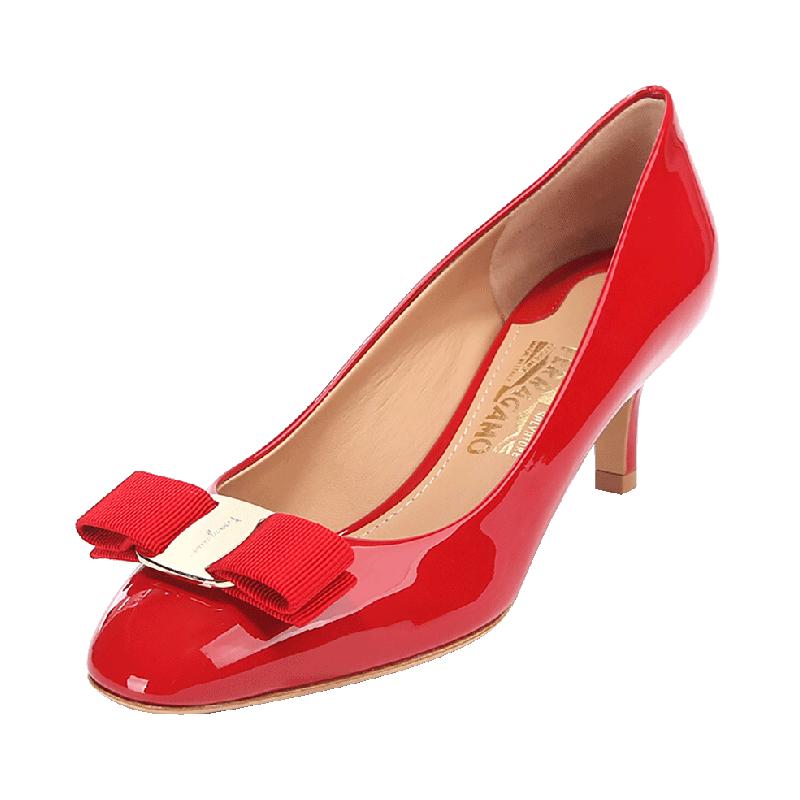 ferragamo直营女士漆皮高跟鞋