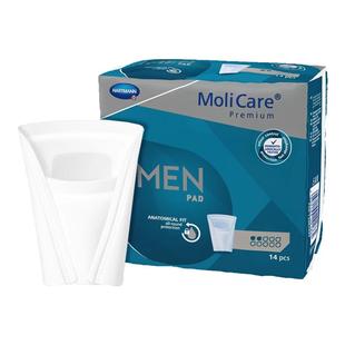 Molicare安加适德国进口漏尿专用护垫男士卫生巾吸水巾姨父巾尿套