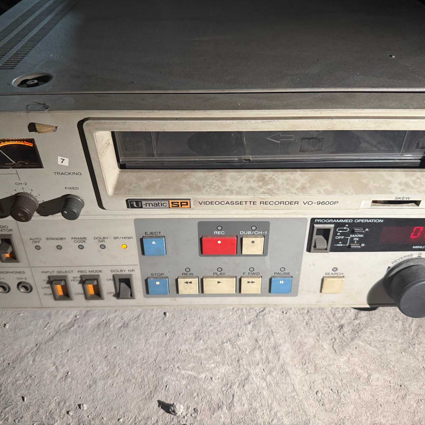 【议价-可维修】索尼VO-9600P专业录像机 U-matic格式 带Dol 全新