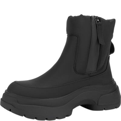 厚底雪地靴千百度冬季