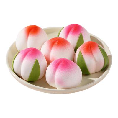 大号寿桃棉花糖蛋糕装饰摆件仙桃