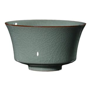 廷怀窑 李廷怀汝窑茶杯陶瓷品茗杯主人杯单杯汝州汝瓷开片个人杯