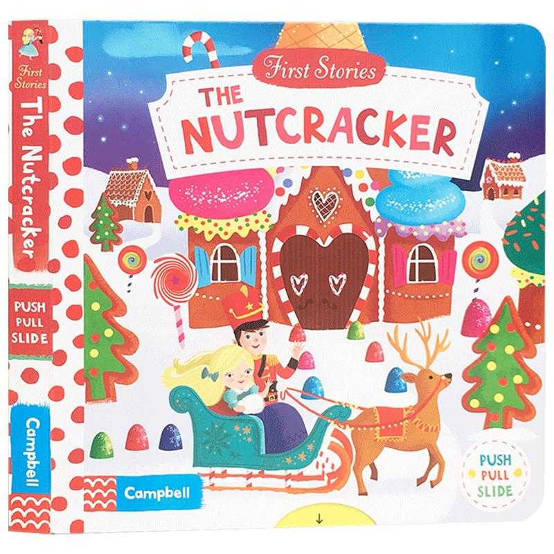 The Nutcracker 胡桃夹子 First Stories 童话篇 操作机关书 英文原版绘本 亲子互动 BUSY book 纸板 英语启蒙认知可搭 snow white