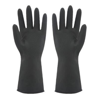 华特手套2/5双装黑色防水防油