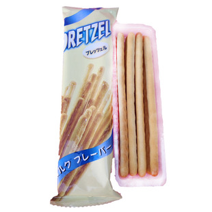 Pretzel牛奶棒手指饼干整袋384g24小包邮结婚喜糖果网红休闲零食