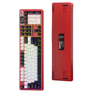 狼蛛F108pro客制化机械键盘鼠标套装无线蓝牙三模RGB电竞游戏办公