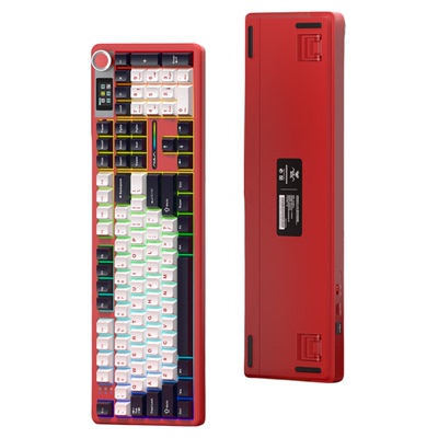 狼蛛F108pro三模客制化机械键盘