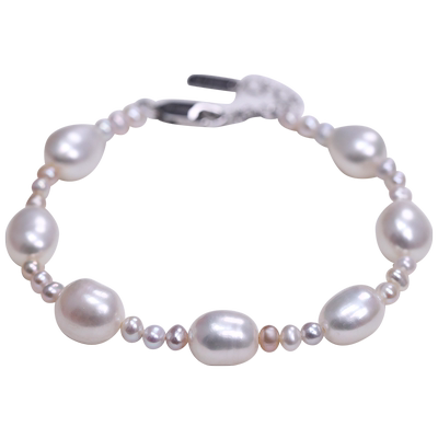 8-9mm巴洛克异形淡水珍珠手链